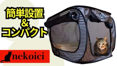 猫壱ポータブルケージのリアルな使い心地｜大きいけど“安心感が違う”多機能ゲージ！
